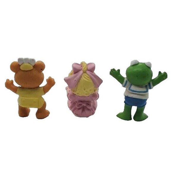 Muppet Babies Fozzie Kermit Miss Piggy 1986 Vintage PVC Figure Lot McDonalds Toy - Picture 5 of 12